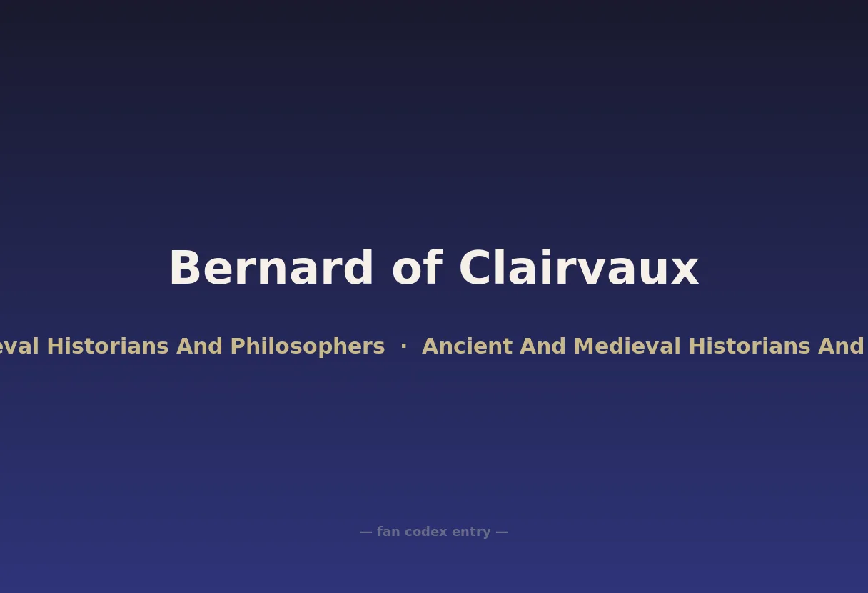 Bernard of Clairvaux